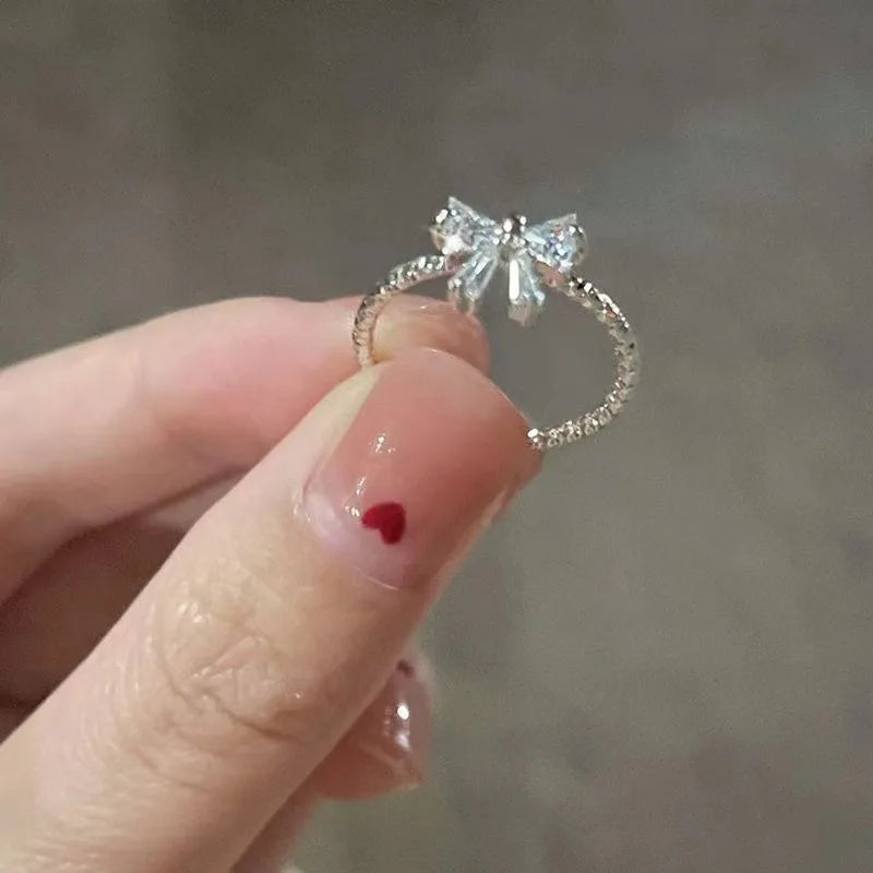 Bow Knot Open Ring for Women