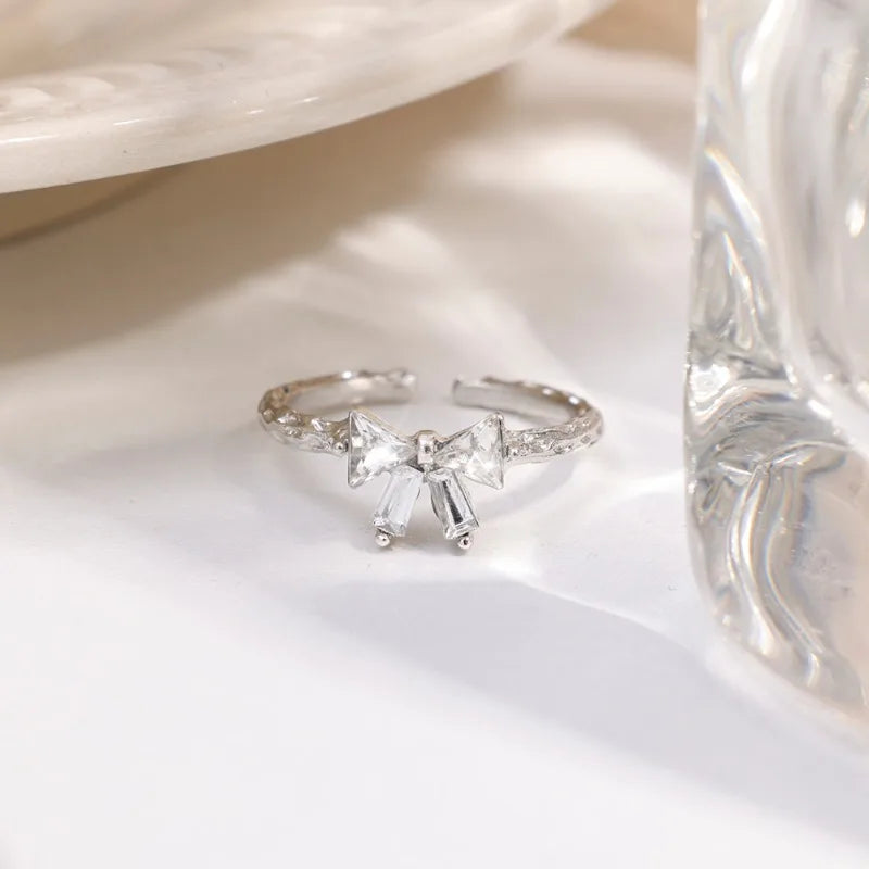 Bow Knot Open Ring for Women