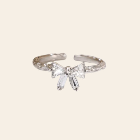 Bow Knot Open Ring for Women