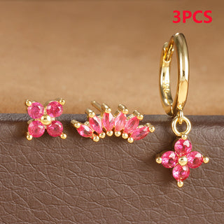 3pc Stud Earrings