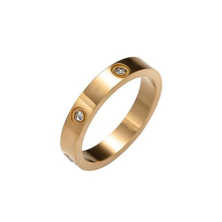 Titanium Steel Couple Ring For Men Women