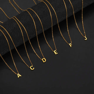 Minimalist Initial A-Z Letter Necklace for Women Alphabet Chains Jewellery, minimalist jewellery, minimalist initial pendant, gold plated minimalist pendant, gold plated jewellery, initial letter necklace, initial letter pendant, minimalist pendant, delicate pendant, initial gold plated jewellery for gift, gold plated jewellery for gift, minimal everyday gold plated jewellery, alphabet pendant, everyday fashion jewellery, initial letter necklace, initial letter gold plated pendant, 