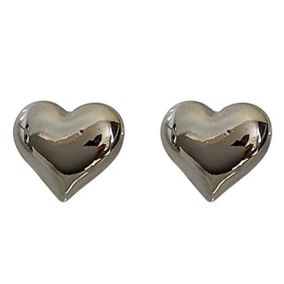 Love Heart Stud Earrings For Women