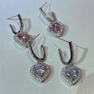 Elegant Heart Earrings For Women