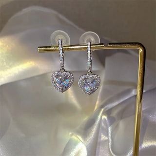 Elegant Heart Earrings For Women